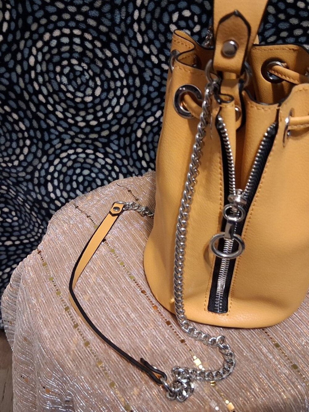 Yellow bag bucket